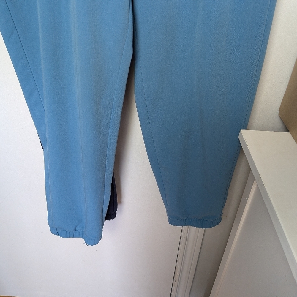 BUNDLE GARDE MALADE Scrub Pants Size 3XL Tall Turquoise And Navy Blue Loose Fit - Picture 3 of 12